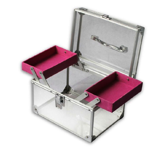 lucite Make Up Cases